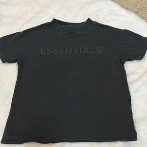 Fear of God Black Essentials Short Sleeve Tee